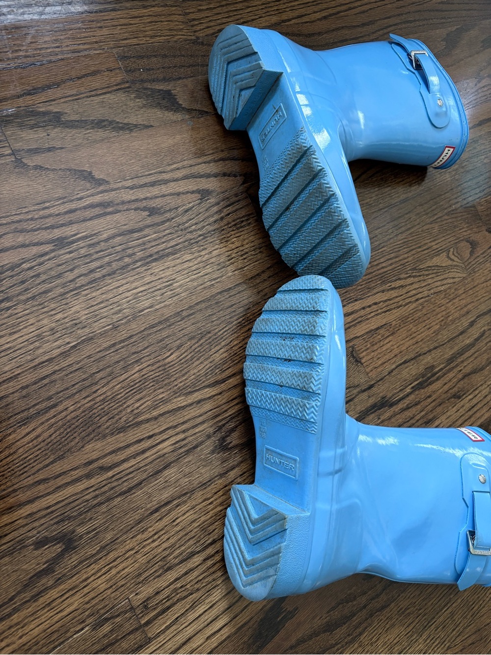Hunter Bright Blue Classic Rain Boots - Picture 6 of 10